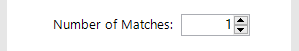 Number of Matches